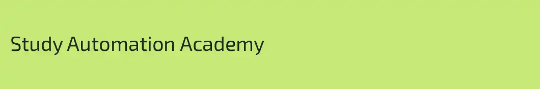 Study Automation Academy
